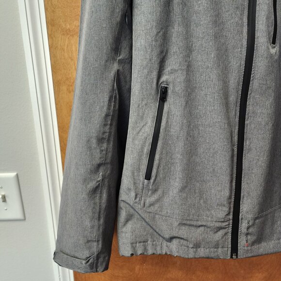 Apricoat Men's Adventure 2.0 Jacket | Grey Waterproof Rain Jacket | Fall Coat - Picture 6 of 11